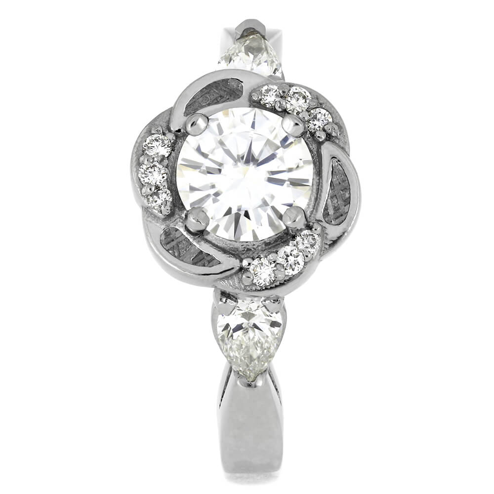 Floral Design Engagement Rings