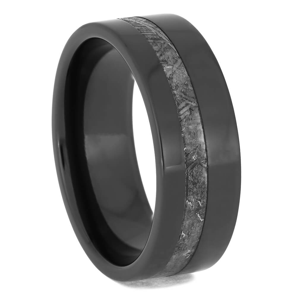 Black Zirconium Wedding Bands