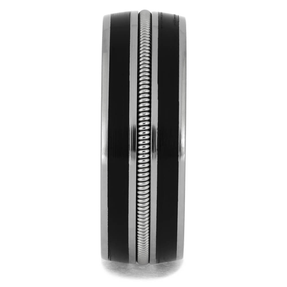 Titanium Ring with Vinyl LP