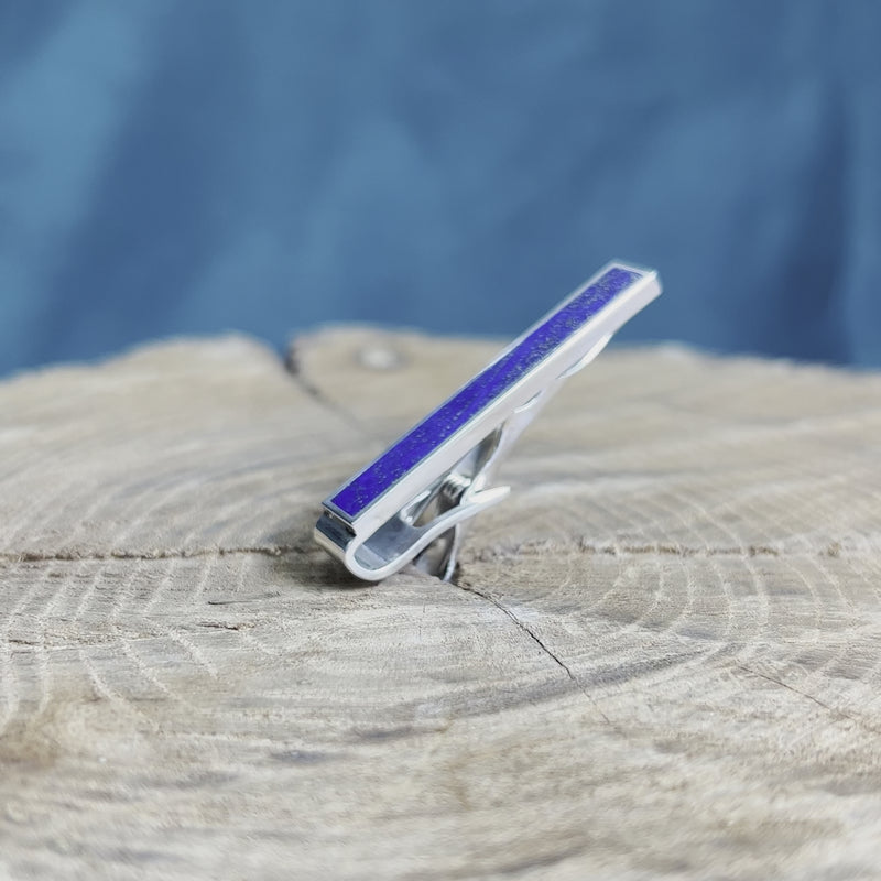 Lapis Lazuli Tie Clip