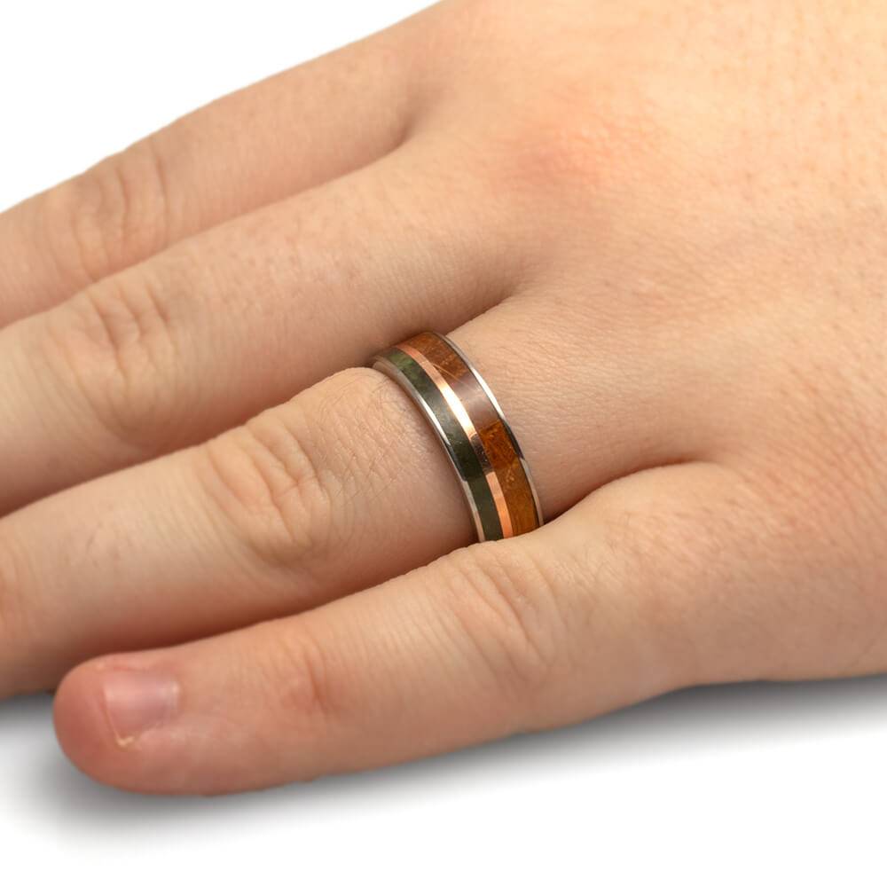 Whiskey Ring with Jade