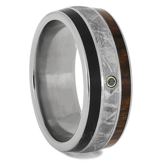 Authentic Meteorite Jewelry with Obsidian