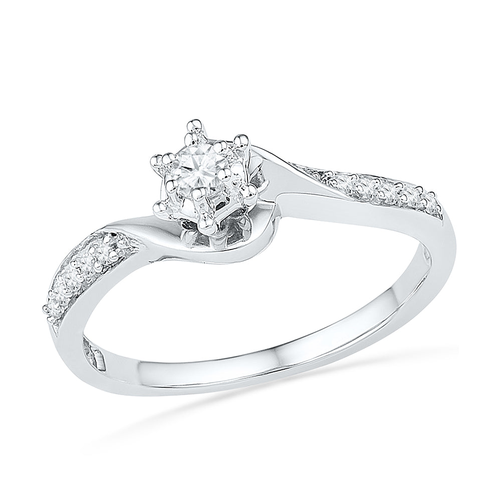 Diamond Engagement Ring With 6-Prong Setting