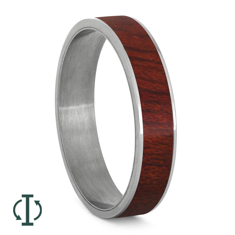 Bloodwood Inlays For Interchangeable Rings, 5MM or 6MM-INTCOMP-WD - Jewelry by Johan