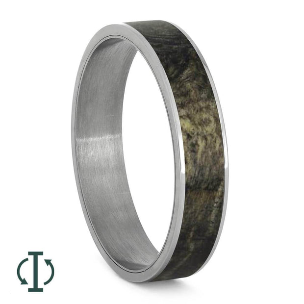 Buckeye Burl Wood Inlays For Interchangeable Rings, 5MM or 6MM-INTCOMP-WD - Jewelry by Johan