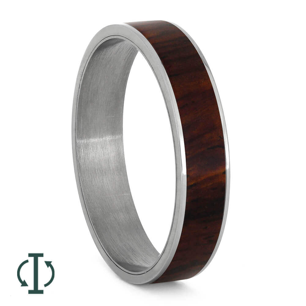 Cocobolo Wood Inlays For Interchangeable Rings, 5MM or 6MM-INTCOMP-WDX - Jewelry by Johan