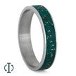 Green Stardust™ Inlays For Interchangeable Rings, 5MM or 6MM-INTCOMP-SD - Jewelry by Johan