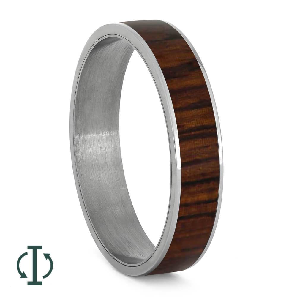 Honduran Rosewood Inlays For Interchangeable Rings, 5MM or 6MM-INTCOMP-WDX - Jewelry by Johan
