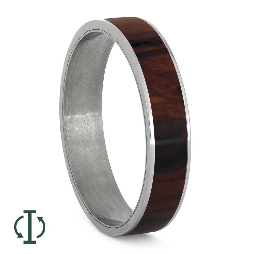 Ironwood Inlays For Interchangeable Rings, 5MM or 6MM-INTCOMP-WD - Jewelry by Johan