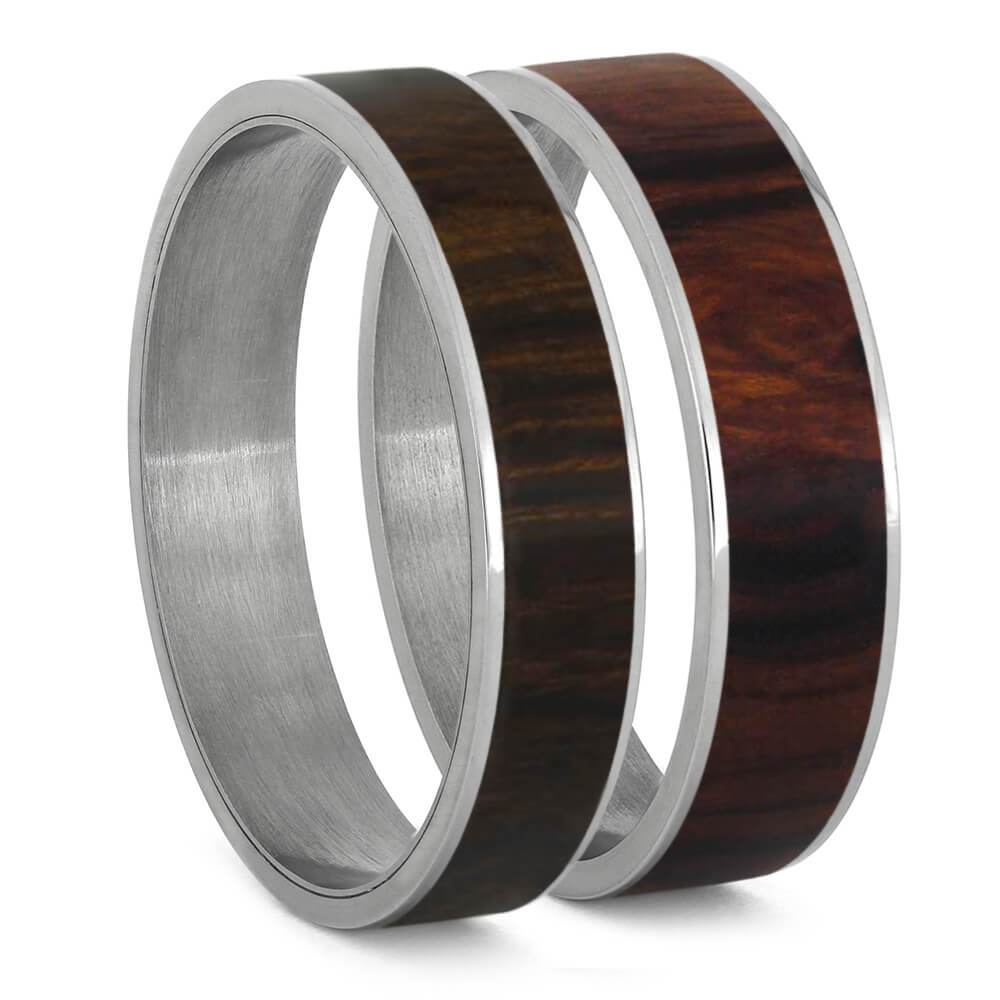 Ironwood Inlays For Interchangeable Rings, 5MM or 6MM-INTCOMP-WD - Jewelry by Johan