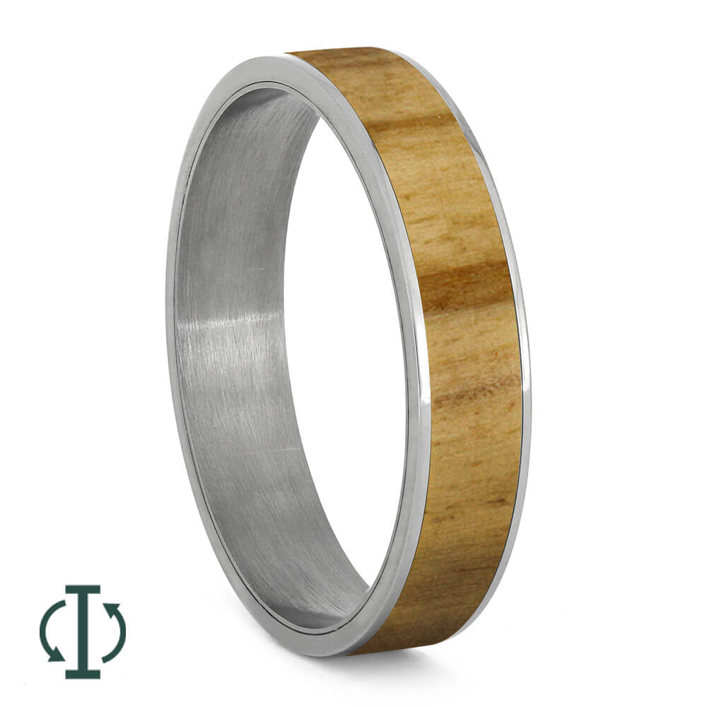 Aspen Wood Inlays For Interchangeable Rings, 5MM or 6MM-INTCOMP-WD - Jewelry by Johan