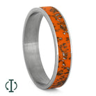 Orange Stardust™ Inlays For Interchangeable Rings, 5MM or 6MM-INTCOMP-SD - Jewelry by Johan