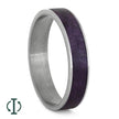 Purple Box Elder Burl Wood Inlays For Interchangeable Rings, 5MM or 6MM-INTCOMP-WD - Jewelry by Johan