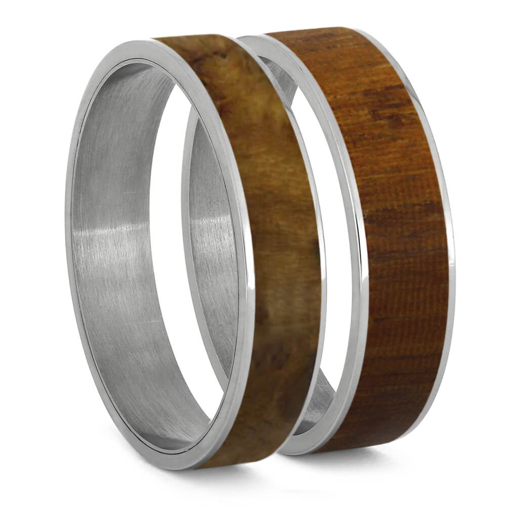 Queen Wood Inlays For Interchangeable Rings, 5MM or 6MM-INTCOMP-WD - Jewelry by Johan