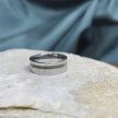 Genuine Dinosaur Fossil Men's Wedding Band