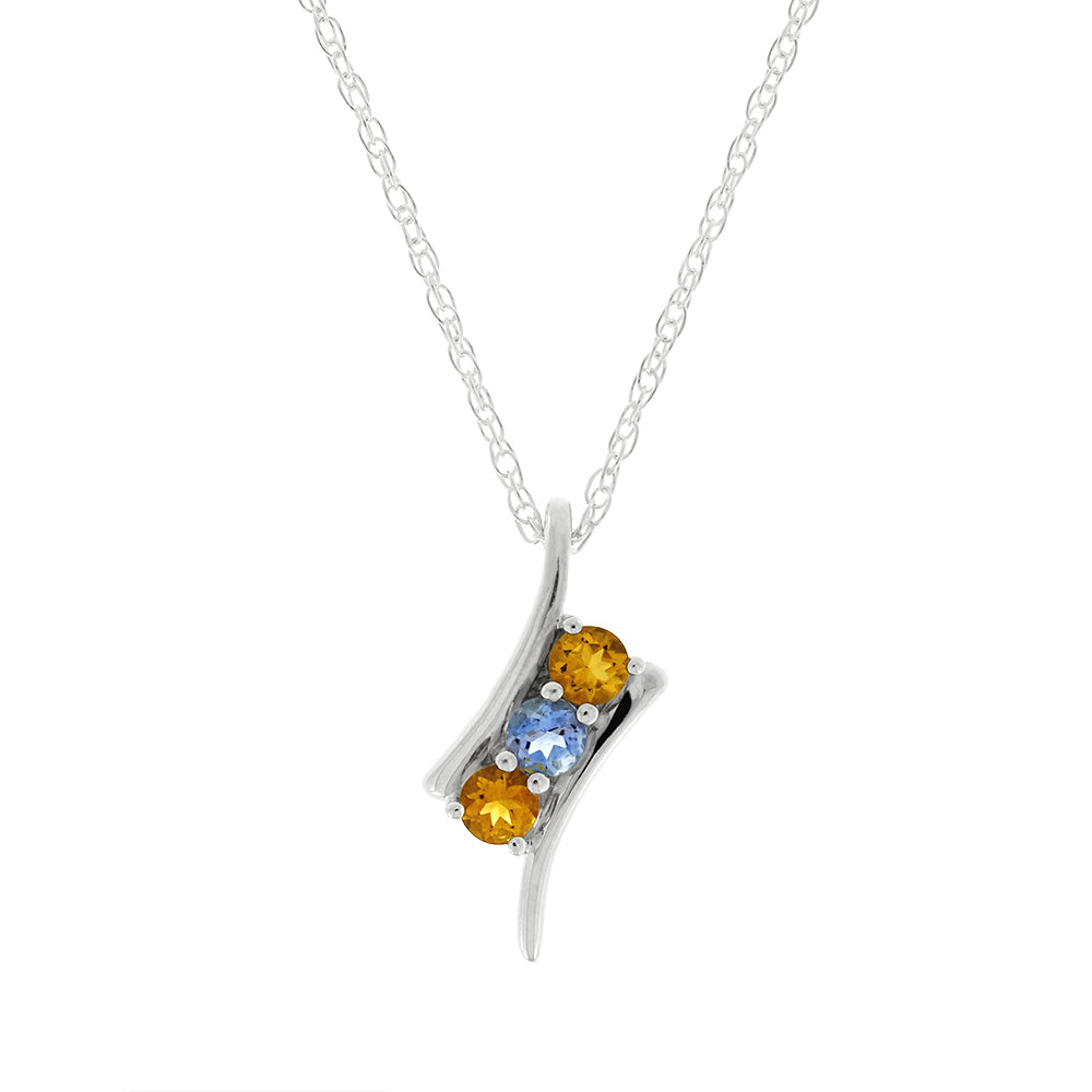 Birthstone Necklaces - Custom Women Necklaces by OrlaSilver