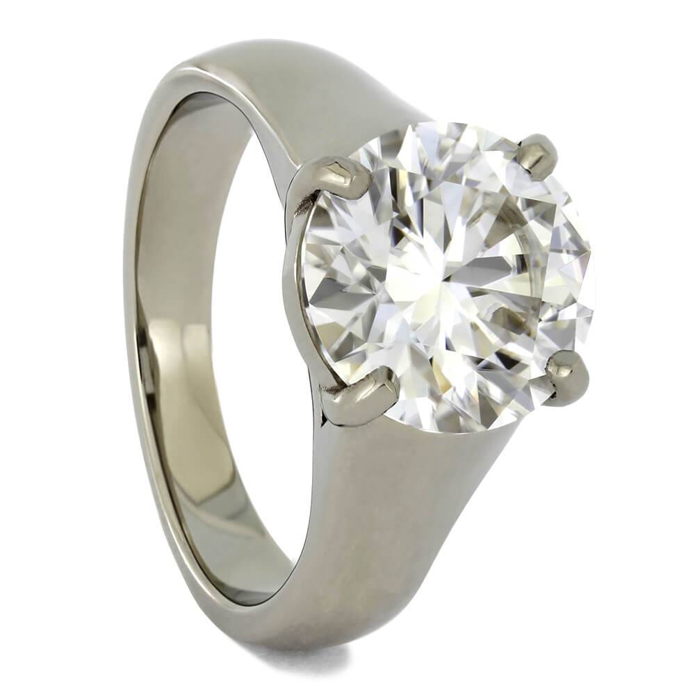 Moissanite Engagement Ring