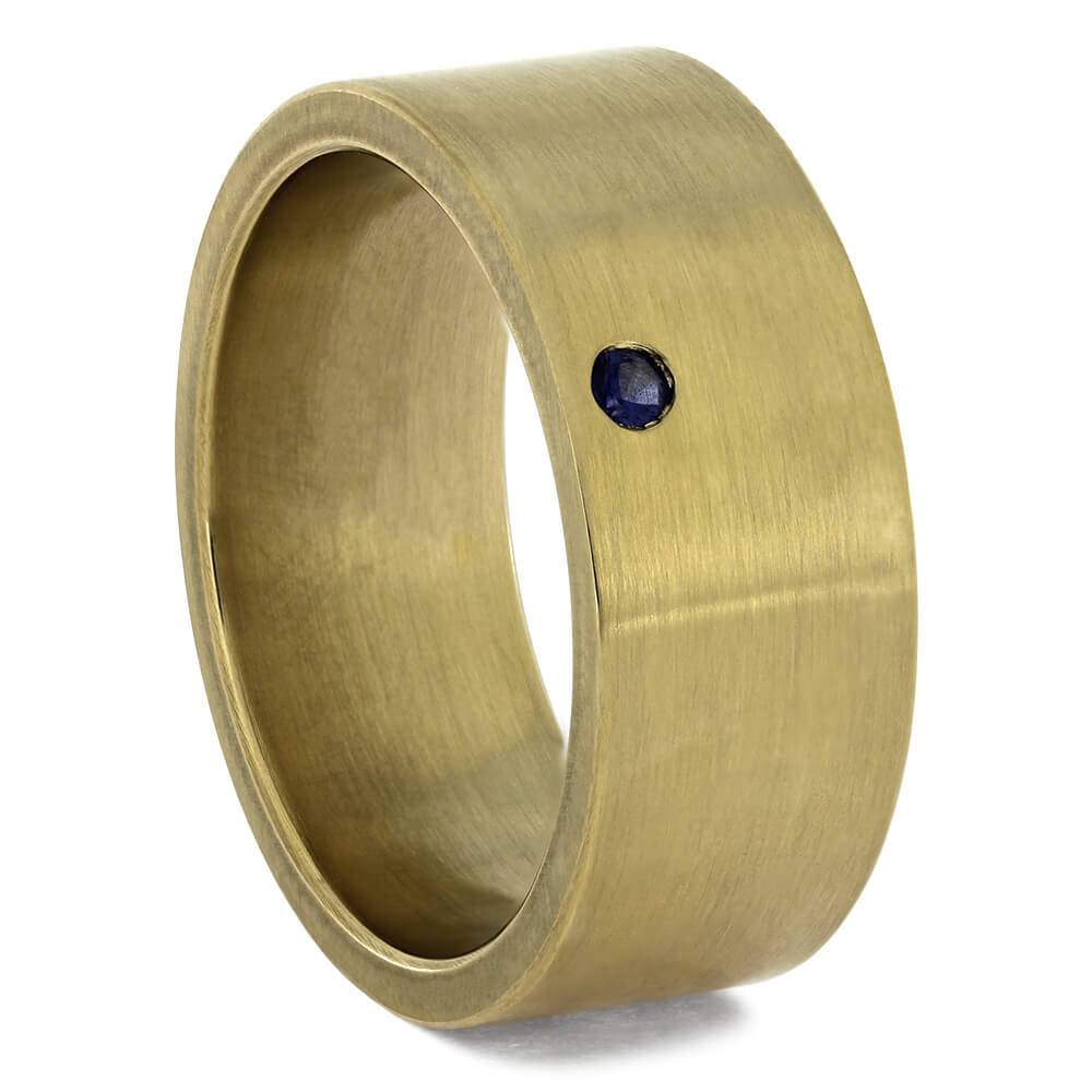 Yellow Gold Ring with Sapphire