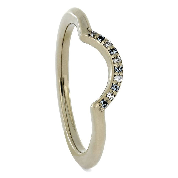 White Gold Shadow Band