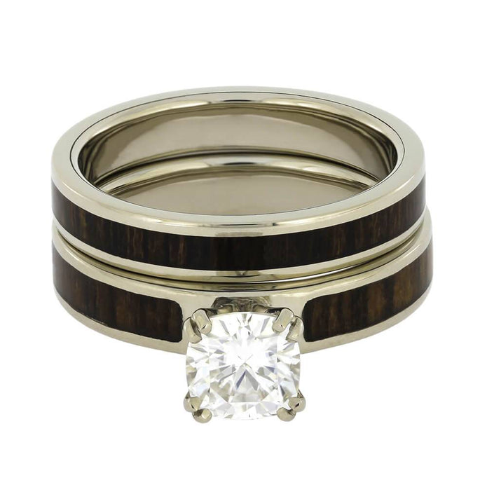 Engagement Ring with Matching Wedding Band