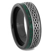 Black Ceramic Men's Wedding Band