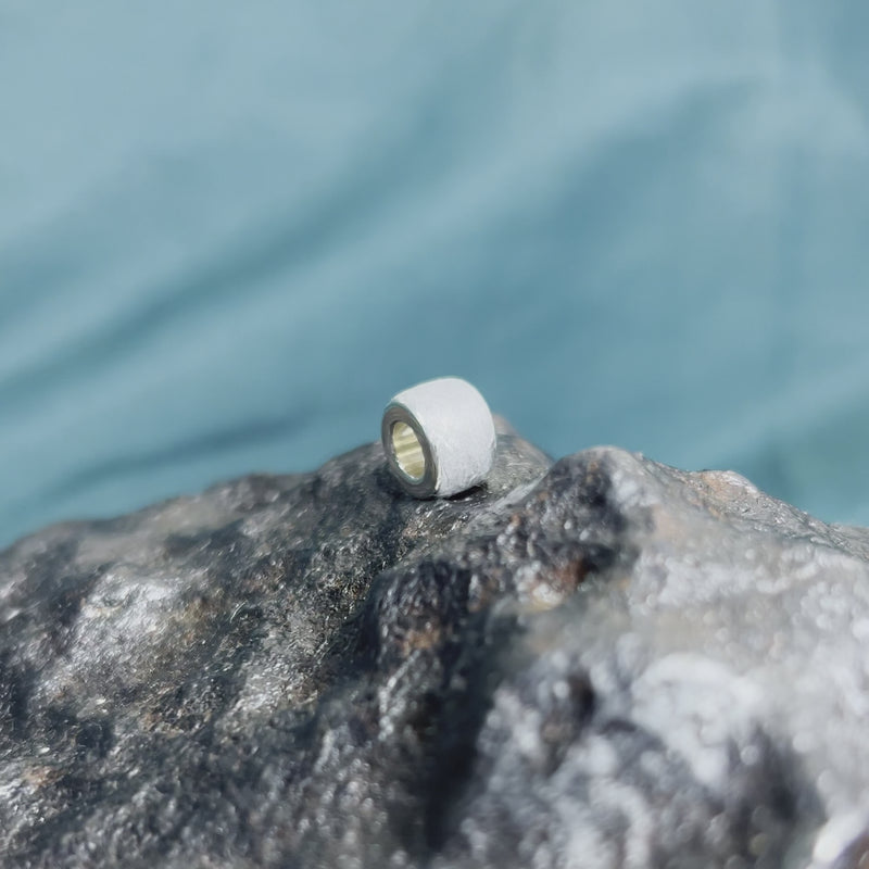 Meteorite Charm Bead Bracelet, In Stock or Made to Order