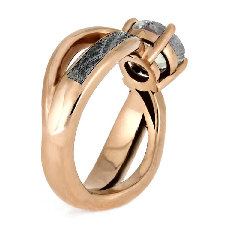 Stellar Rose Gold Wedding Ring Set