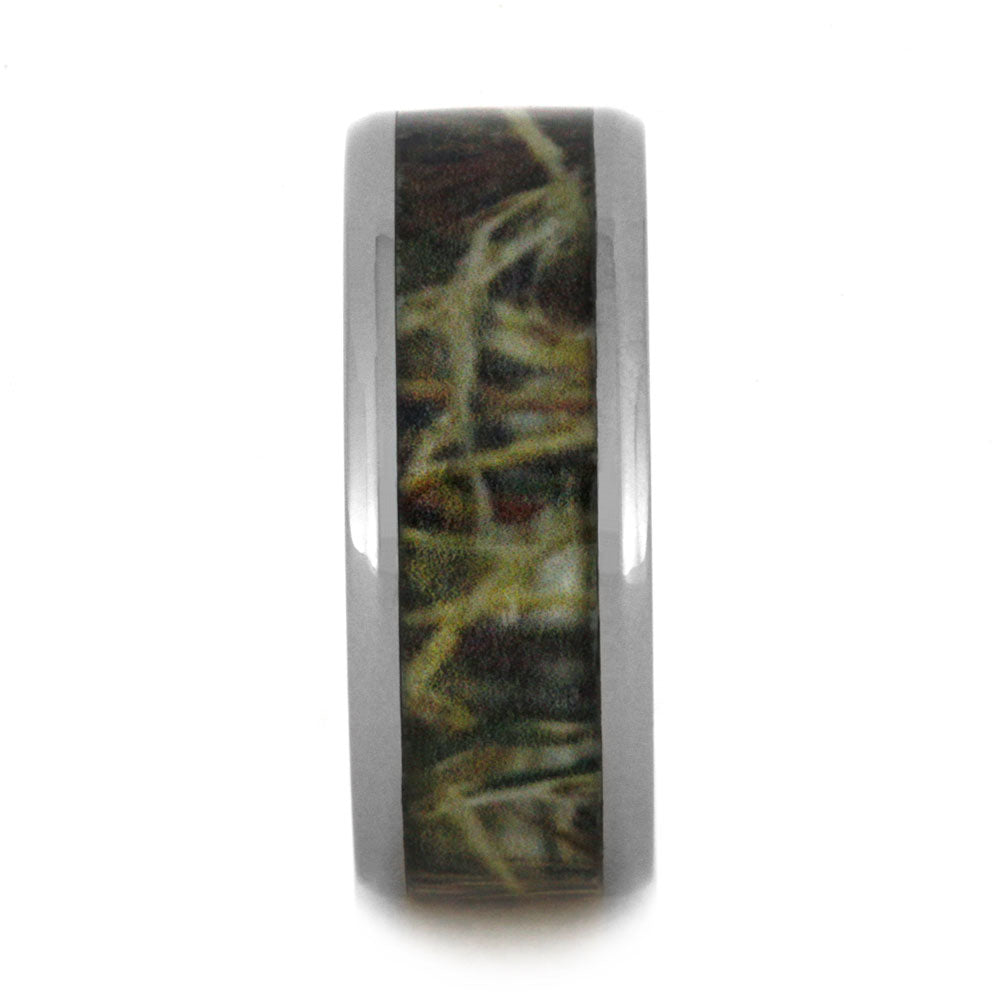 Titanium Wedding Band With Camouflage Ring-3130 - Jewelry by Johan