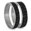 Black Stardust™ Inlays For Interchangeable Rings, 5MM or 6MM-INTCOMP-SD - Jewelry by Johan