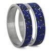 Blue Stardust™ Inlays For Interchangeable Rings, 5MM or 6MM-INTCOMP-SD - Jewelry by Johan
