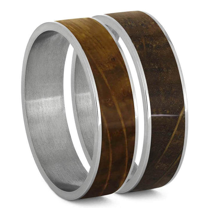 Whiskey Barrel Wood Inlays For Interchangeable Rings, 5MM or 6MM-INTCOMP-WDP - Jewelry by Johan