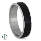 Ebony Wood Inlays For Interchangeable Rings, 5MM or 6MM-INTCOMP-WD - Jewelry by Johan
