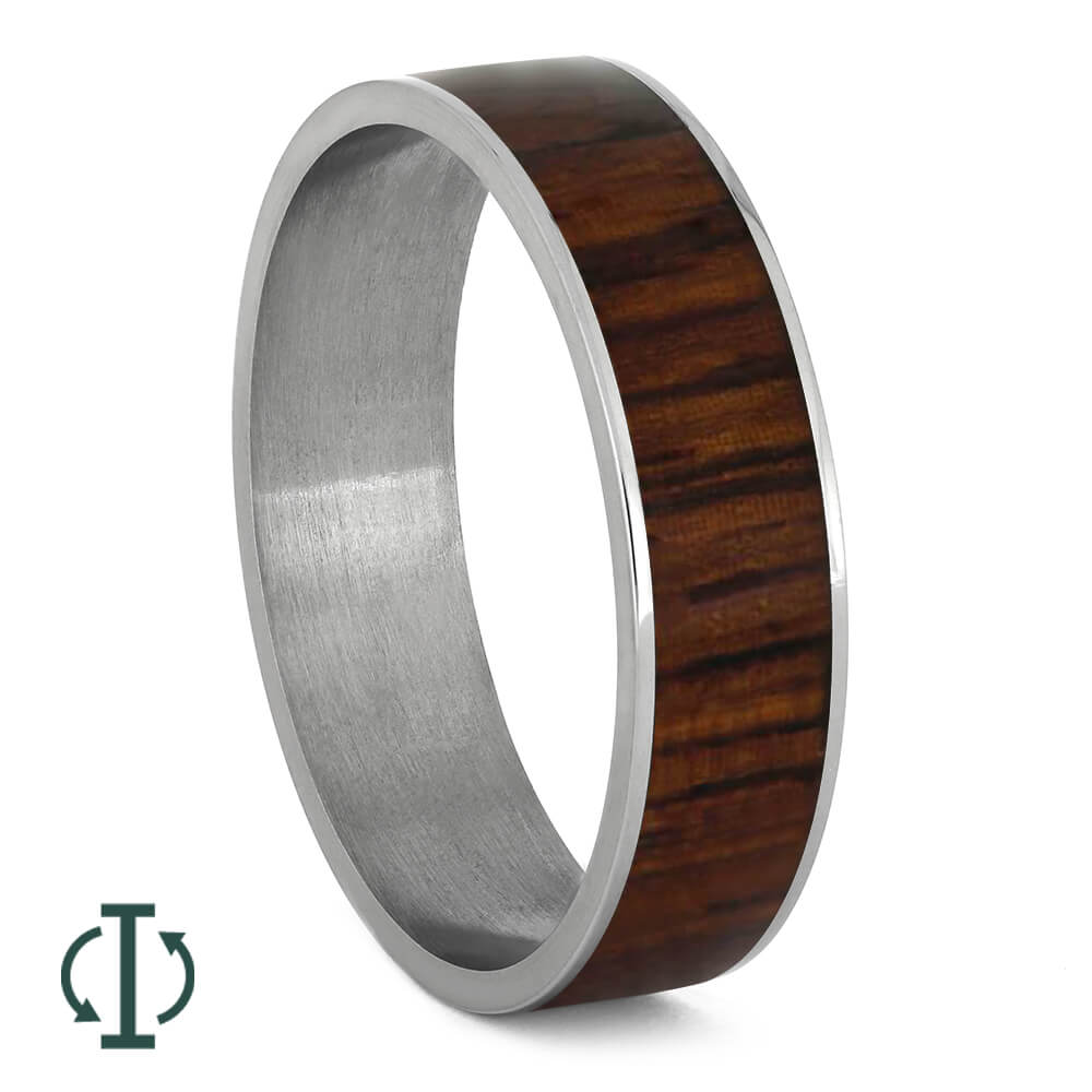 Honduran Rosewood Inlays For Interchangeable Rings, 5MM or 6MM-INTCOMP-WDX - Jewelry by Johan