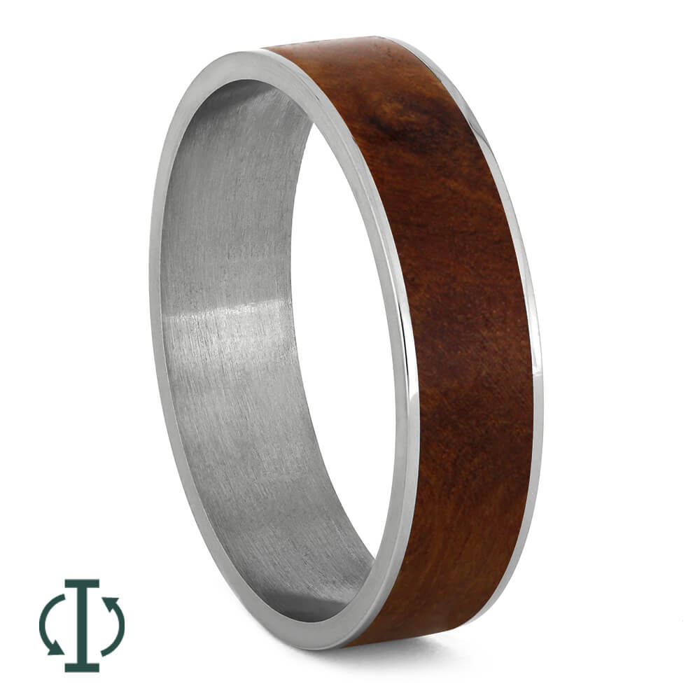 Ironwood Burl Wood Inlays For Interchangeable Rings, 5MM or 6MM-INTCOMP-WDX - Jewelry by Johan