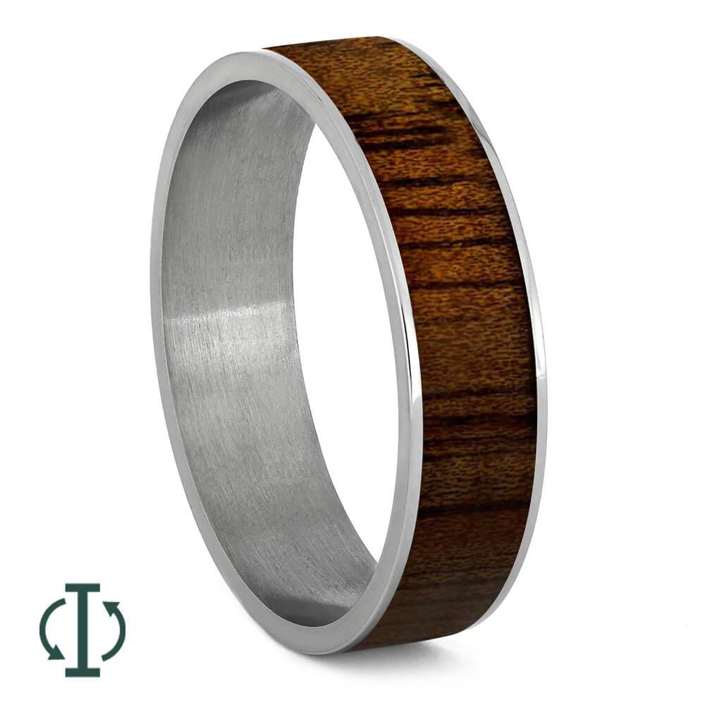 Koa Wood Inlays For Interchangeable Rings, 5MM or 6MM-INTCOMP-WD - Jewelry by Johan