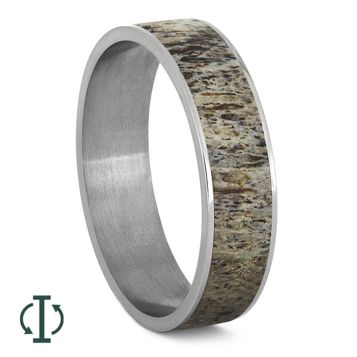 Deer Antler Inlays For Interchangeable Rings, 5MM or 6MM-INTCOMP-ANT - Jewelry by Johan
