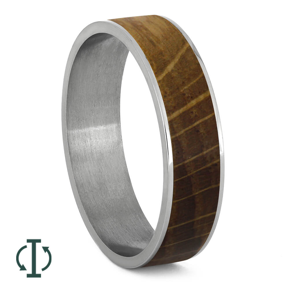 Oak Wood Inlays For Interchangeable Rings, 5MM or 6MM-INTCOMP-WD - Jewelry by Johan