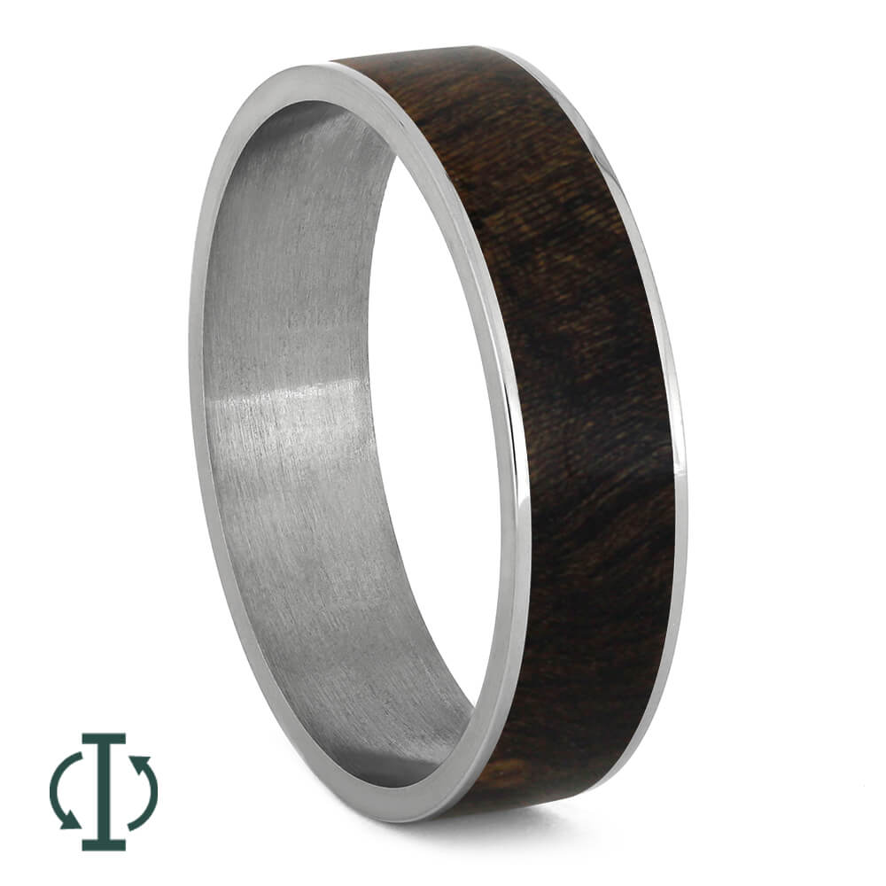 Exotic Sindora Wood Inlays For Interchangeable Rings, 5MM or 6MM-INTCOMP-WDX - Jewelry by Johan