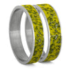 Yellow Stardust™ Inlays For Interchangeable Rings, 5MM or 6MM-INTCOMP-SD - Jewelry by Johan