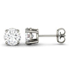 2 Carat TW Charles & Colvard Moissanite Stud Earrings in 14k Gold - Jewelry by Johan