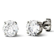 3 Carat TW Charles & Colvard Moissanite Stud Earrings - Jewelry by Johan