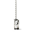 1 Carat TW Charles & Colvard Moissanite Bezel Pendant in White Gold-612718 - Jewelry by Johan