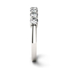 Charles & Colvard Moissanite Seven Stone Band in White Gold-612937 - Jewelry by Johan