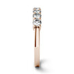 Charles & Colvard Moissanite Seven Stone Band in Rose Gold-618126 - Jewelry by Johan
