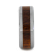 Tungsten Wedding Band with Natural Ironwood Inlay-3186 - Jewelry by Johan