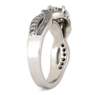 Meteorite Wedding Ring Set