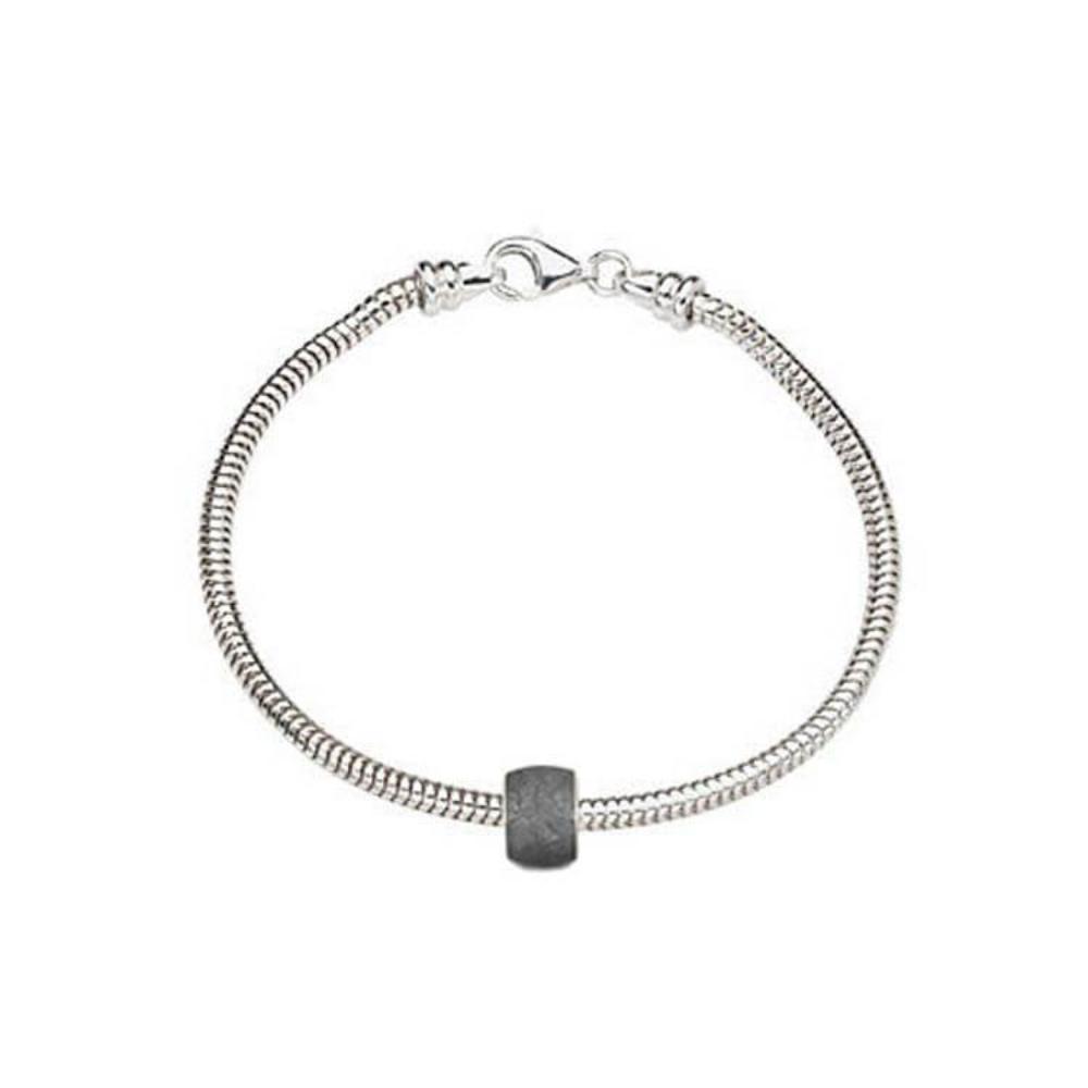 Authentic Meteorite Charm Bead Bracelet, In Stock-SIG3037 - Jewelry by Johan