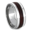 Padauk Wood Men's Wedding Band, Size 12-RS8787 - Jewelry by Johan