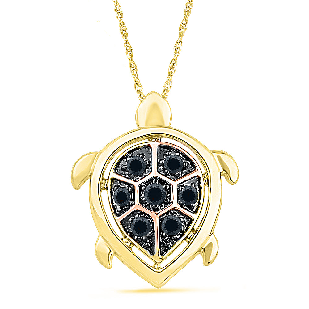 Yellow Gold Turtle Necklace