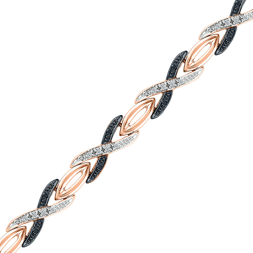 Rose Gold Hugs and Kisses Bracelet